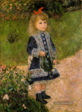 ein Mädchen mit einer Gießkanne Pierre Auguste Renoir Ölgemälde